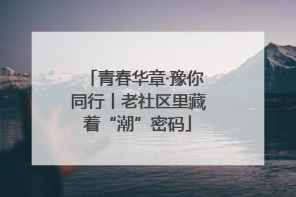 青春华章·豫你同行丨老社区里藏着“潮”密码