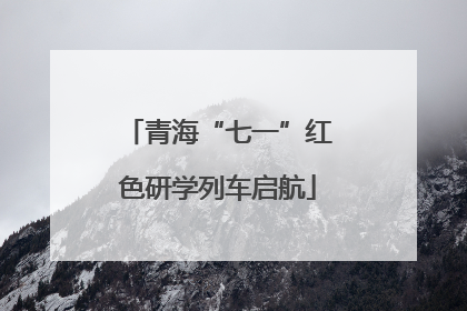 青海“七一”红色研学列车启航