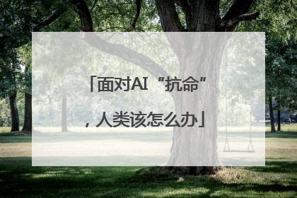 面对AI“抗命”，人类该怎么办