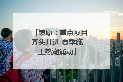 镇原：重点项目齐头并进 夏季施工热潮涌动