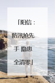 阳信：防汛抢先手 隐患全清零