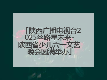 陕西广播电视台2025丝路星未来-陕西省少儿六一文艺晚会圆满举办