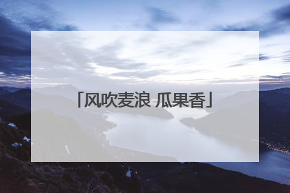 风吹麦浪 瓜果香