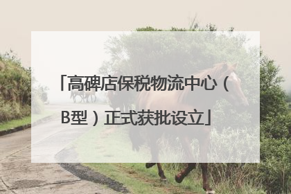 高碑店保税物流中心（B型）正式获批设立