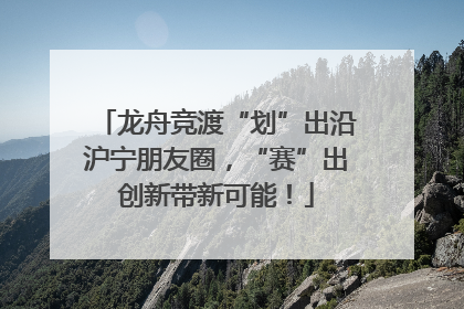 龙舟竞渡“划”出沿沪宁朋友圈，“赛”出创新带新可能！
