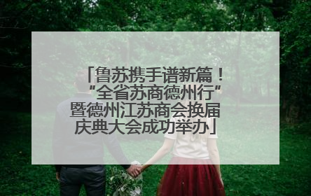 鲁苏携手谱新篇！“全省苏商德州行”暨德州江苏商会换届庆典大会成功举办