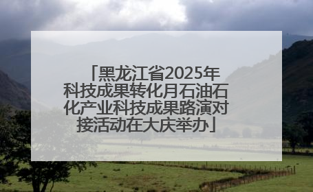 黑龙江省2025年科技成果转化月石油石化产业科技成果路演对接活动在大庆举办