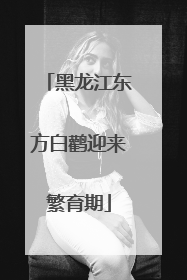 黑龙江东方白鹳迎来繁育期
