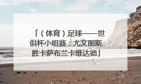 （体育）足球——世俱杯小组赛：尤文图斯胜卡萨布兰卡维达德