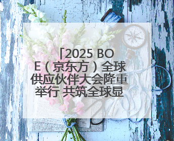 2025 BOE（京东方）全球供应伙伴大会隆重举行 共筑全球显示产业共生共赢新格局