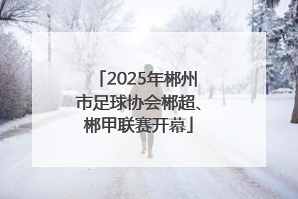 2025年郴州市足球协会郴超、郴甲联赛开幕