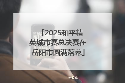 2025和平精英城市赛总决赛在岳阳市圆满落幕