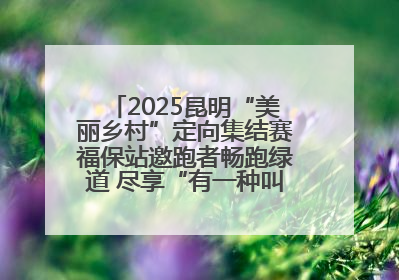 2025昆明“美丽乡村”定向集结赛福保站邀跑者畅跑绿道 尽享“有一种叫云南的生活”