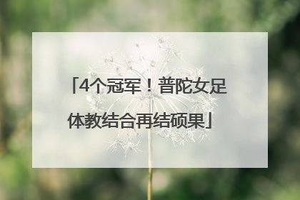 4个冠军！普陀女足体教结合再结硕果